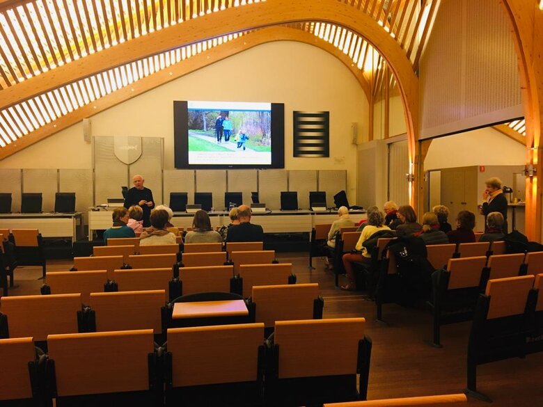 Présentation dans la salle
