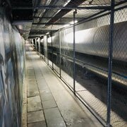 Souterrain pour les conduites d'eau