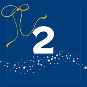 Design mit der Zahl 2